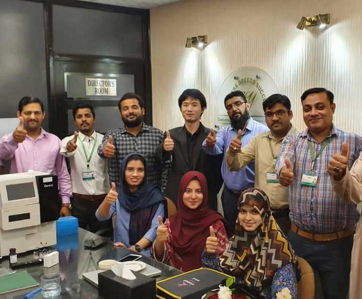 A delegation from Genrui Biotech Inc. China, two days cyclic training session by Engr. Cheng Li 2023