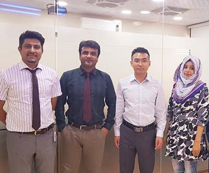 Foreign delegation from AutoBio China in FY Head Office, 2019